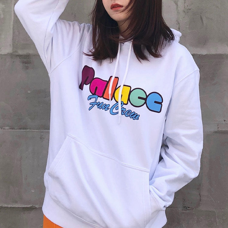 PALACE FUN HOOD Pullover Unisex White P15HD018