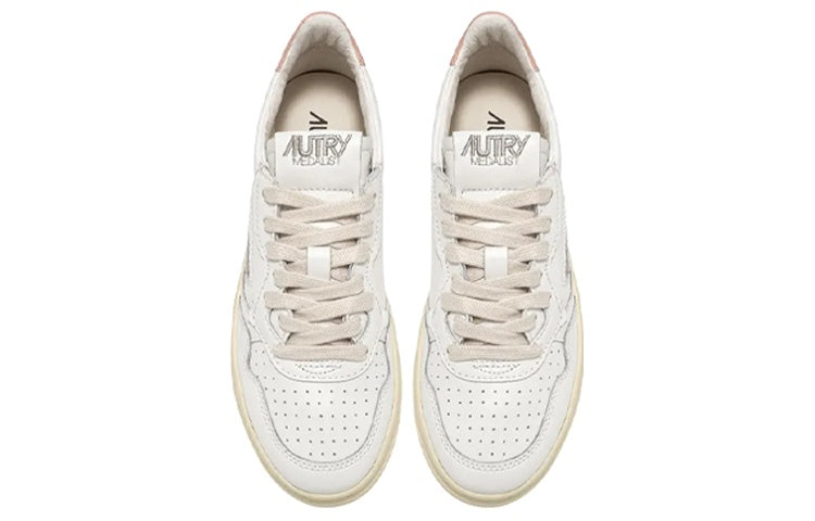 (WMNS) Autry Medalist Leather Low 'White Pink' AULW-LL16