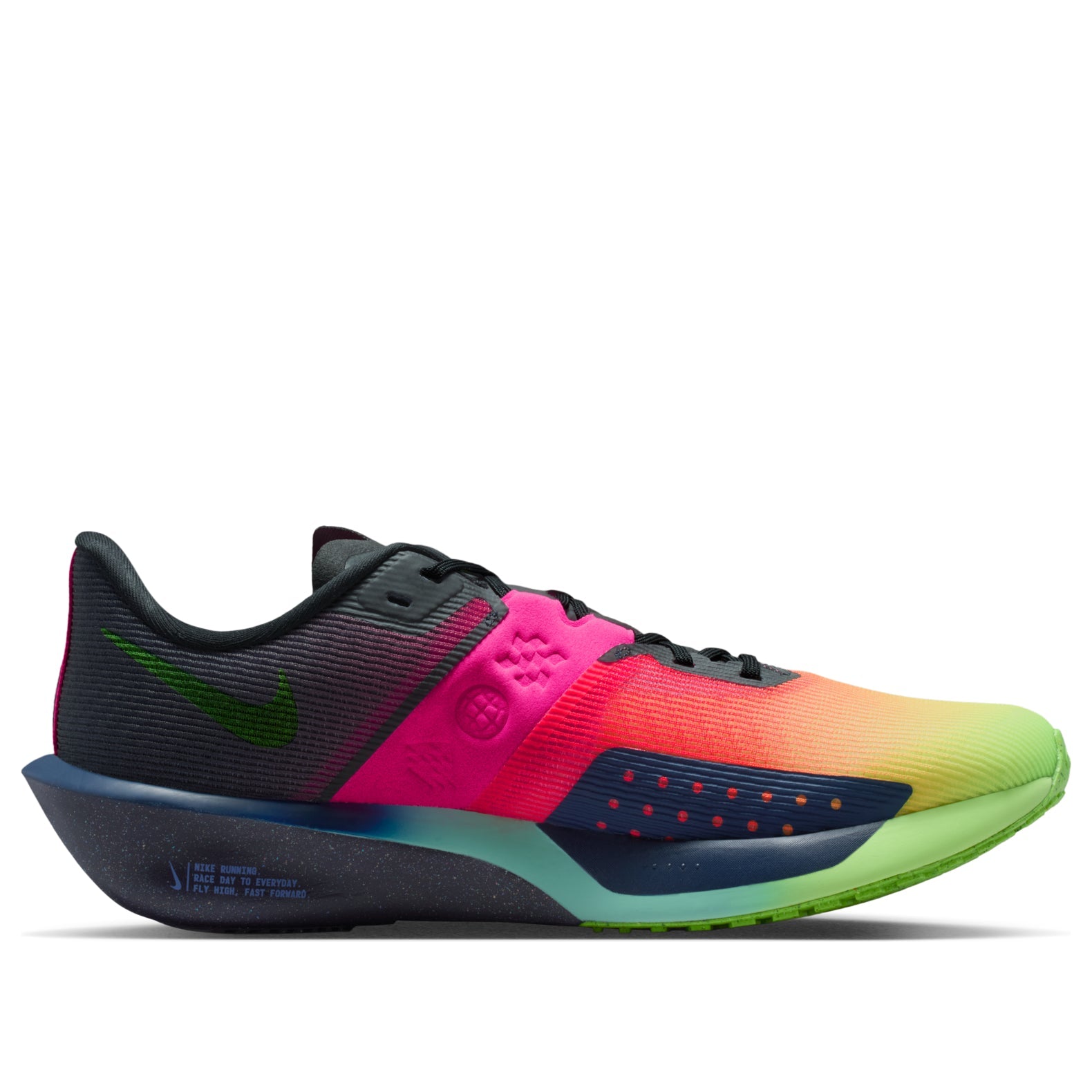 Nike Air Zoom Rival Fly 4 Glam 'Dark Obsidian Ghost Green Pink Blast' IO9565-400
