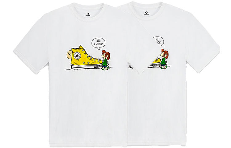 Converse x Peanuts Chuck T-Shirt Asia Sizing 'White' 10024373-A01