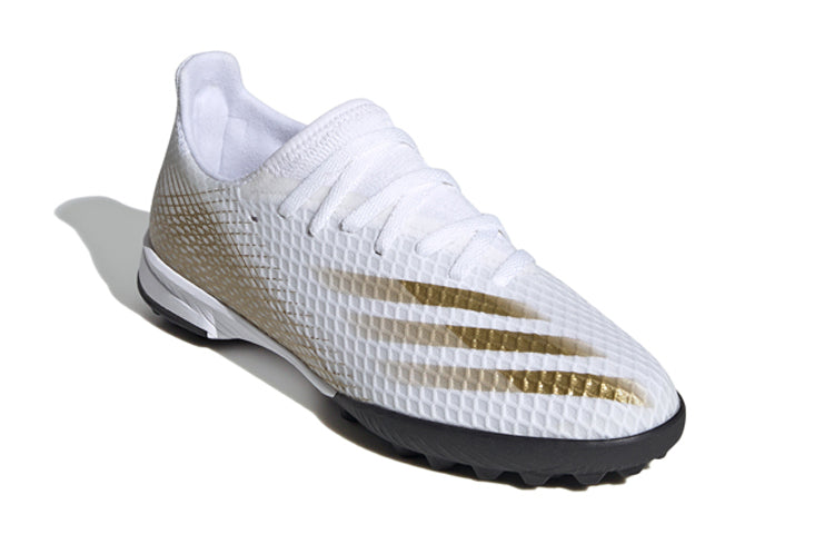(GS) adidas X Ghosted.3 TF 'White Metallic Gold Melange' EG8214