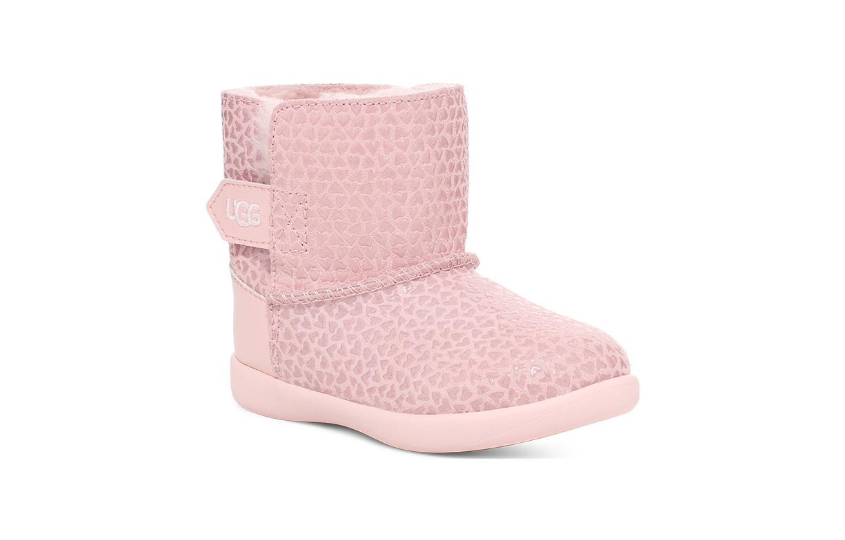(TD) UGG Keelan Gel Hearts 'Pink' 1143656T-PINK