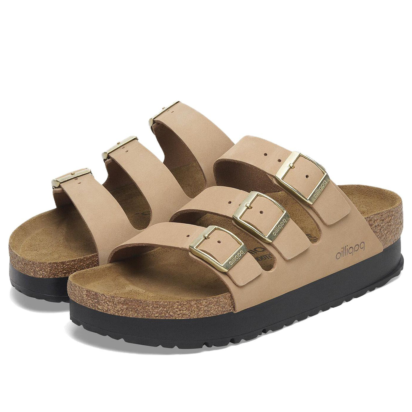(WMNS) Birkenstock Florida Flex Platform 'Sandcastle' 1029760