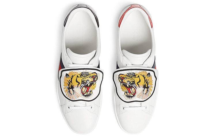 Gucci New Ace 'Tiger Strap' 477102-DOP80-9182