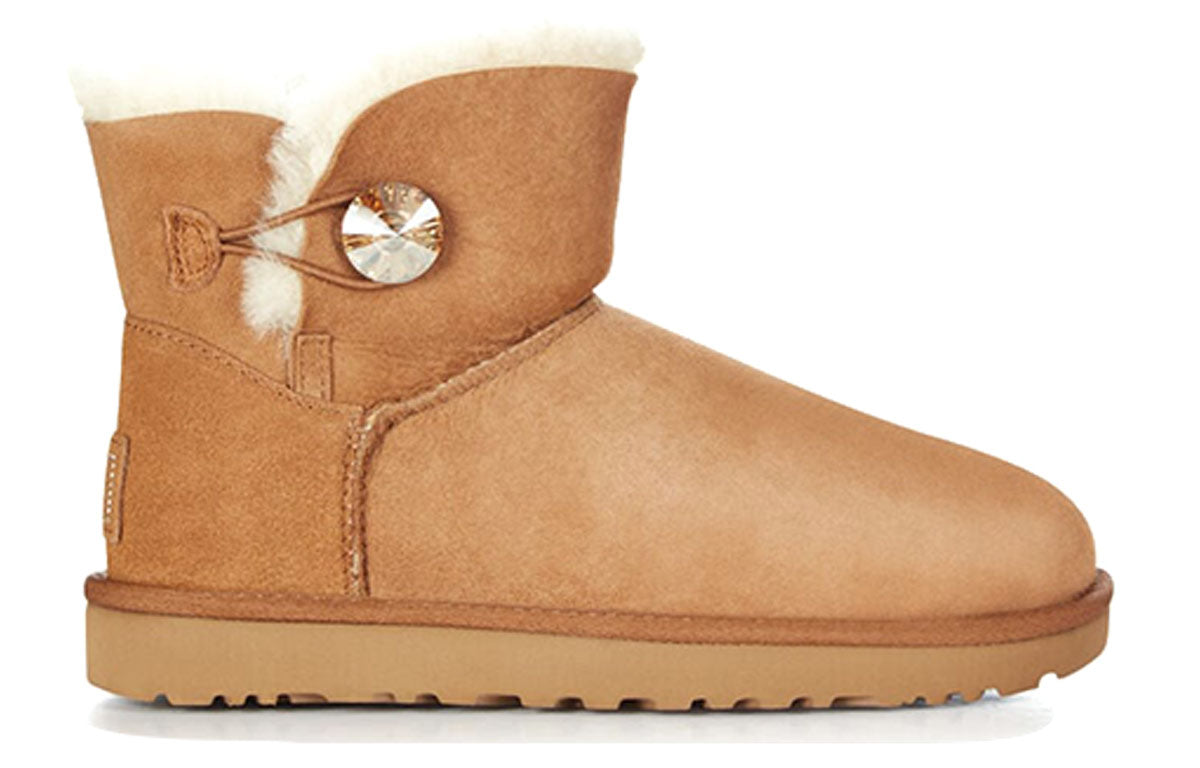 (WMNS) UGG Mini Bailey Button Bling 1016554-CTGL