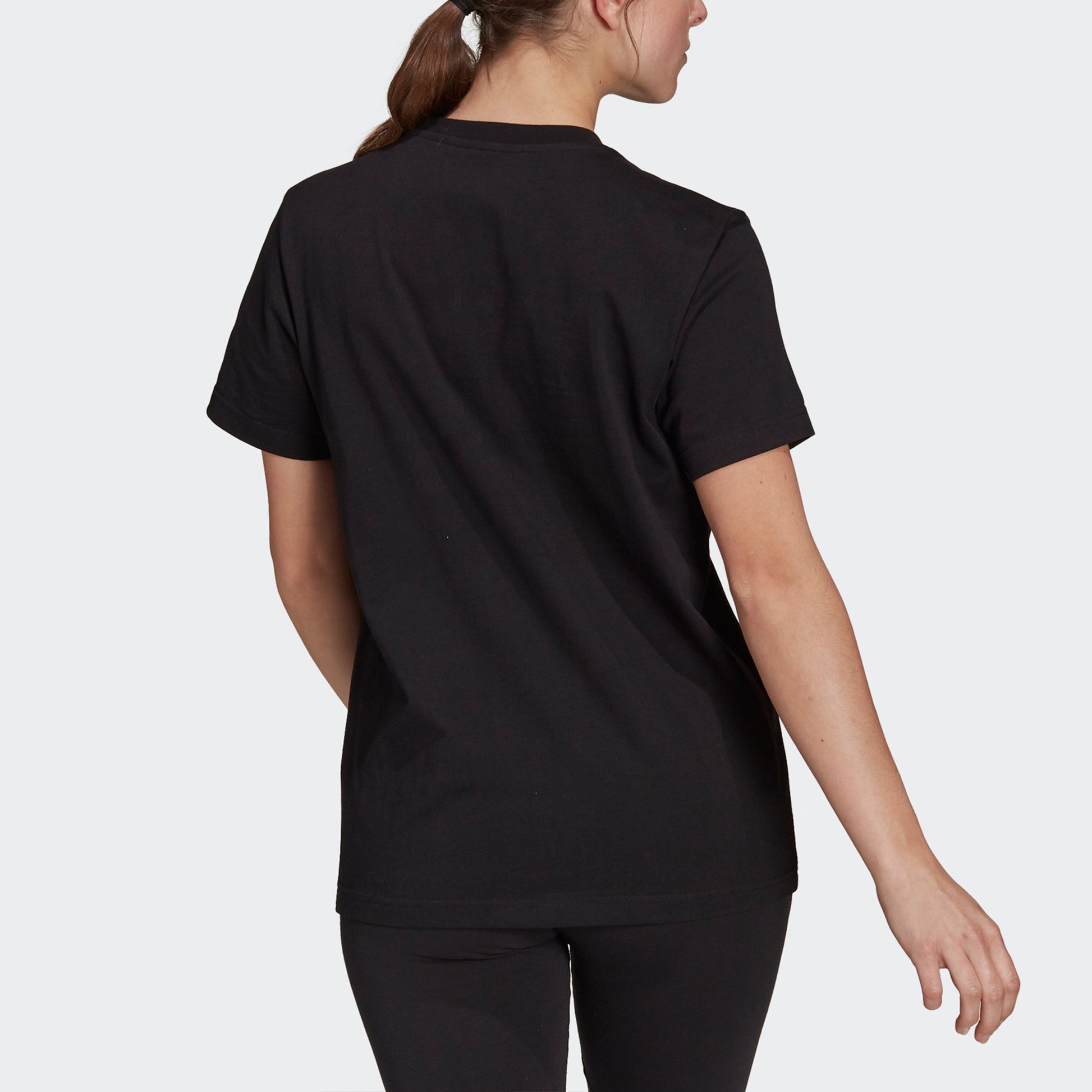 (WMNS) adidas x Marimekko Gfx 3 Printing Round-neck Black GT8823