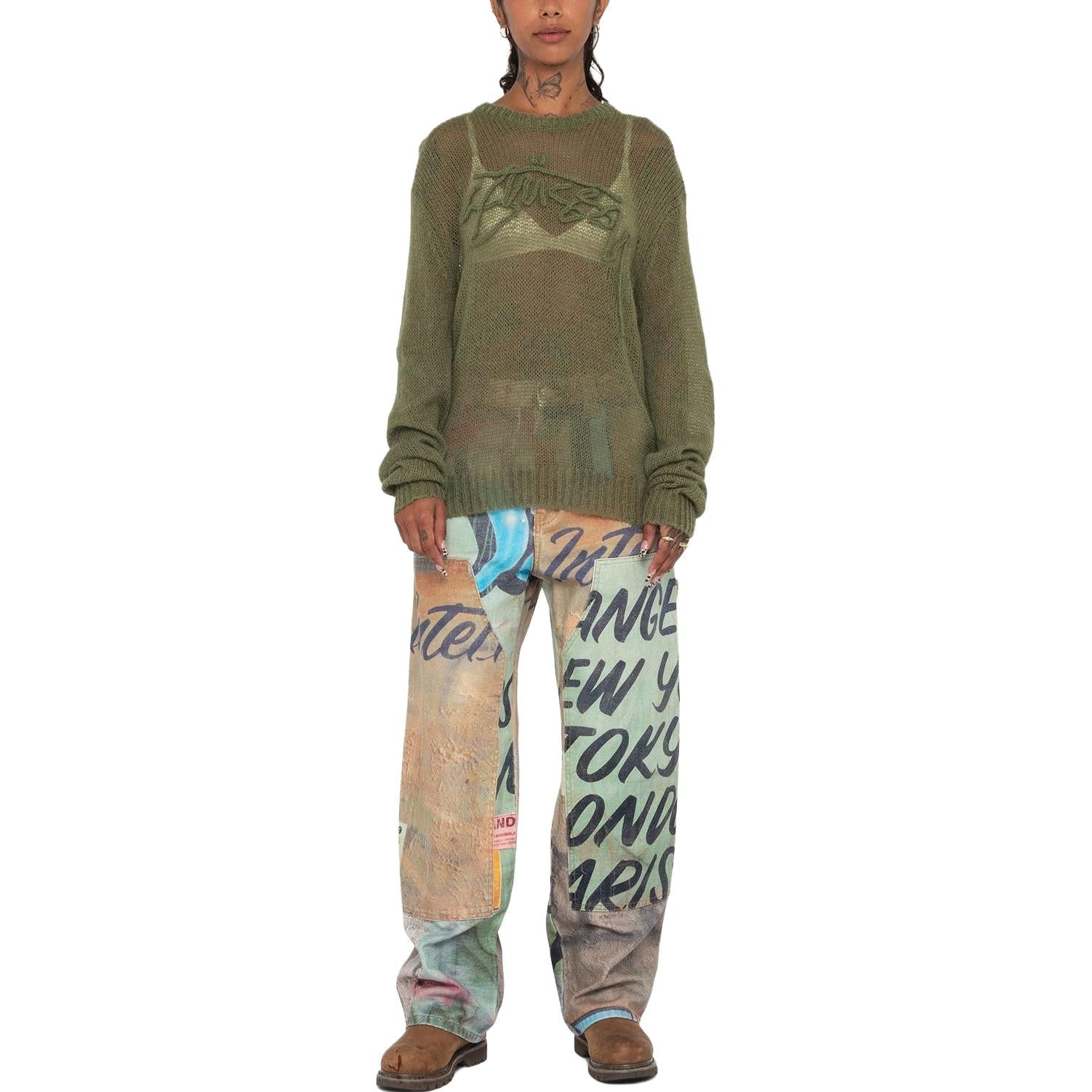 Stussy Work-Pant Alfonso Canvas 'Multi' 116630