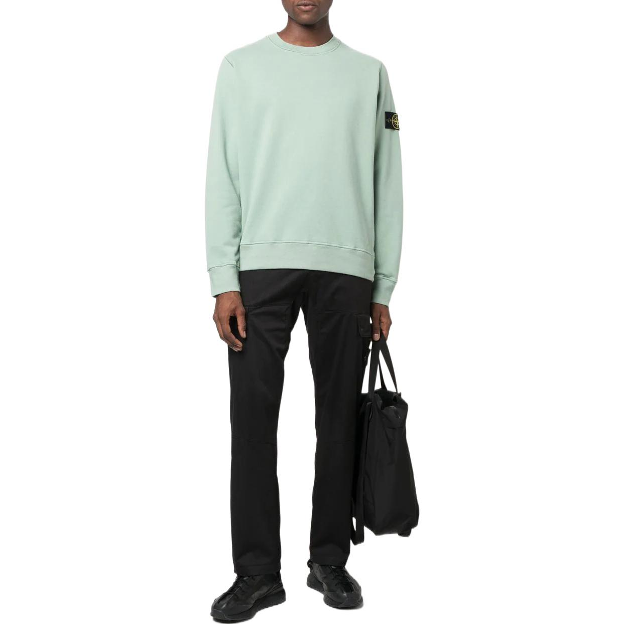 STONE ISLAND Logo Patch Sweatshirt 'Green' 771563020-V0055