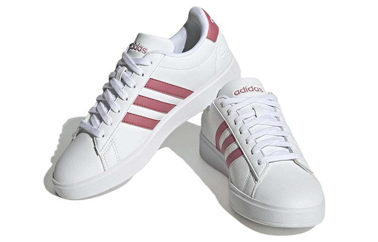 (WMNS) adidas Grand Court Cloudfoam 'White Pink Strata' HP2537