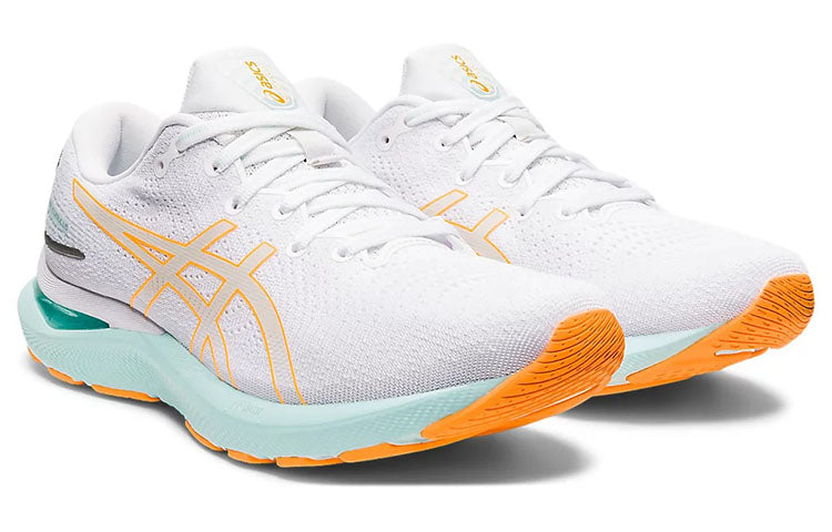 (WMNS) ASICS Gel-Cumulus 24 'White Orange Pop' 1012B206-100