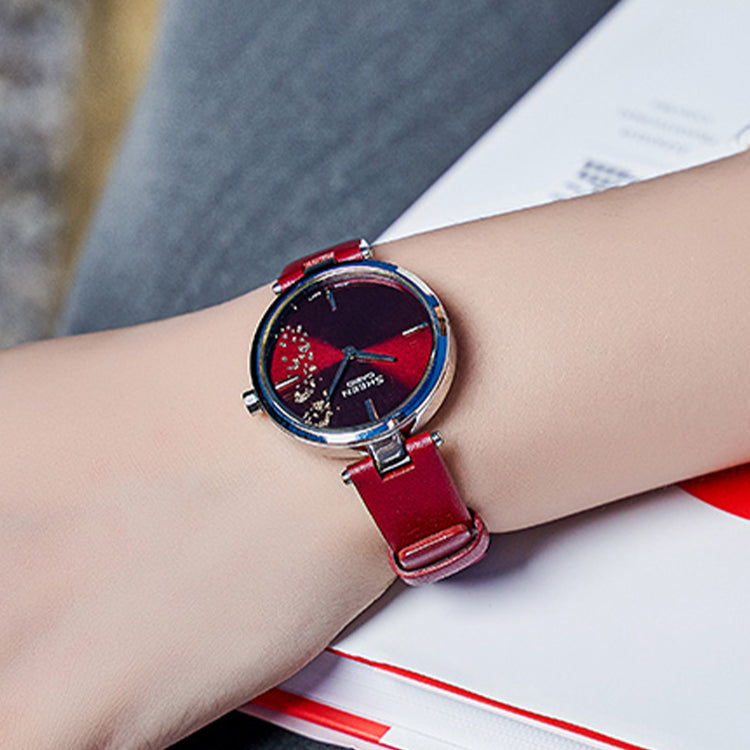 Casio Sheen Analog Watch 'Sapphire Crystal Red' SHE-C100L-4AUPFJD