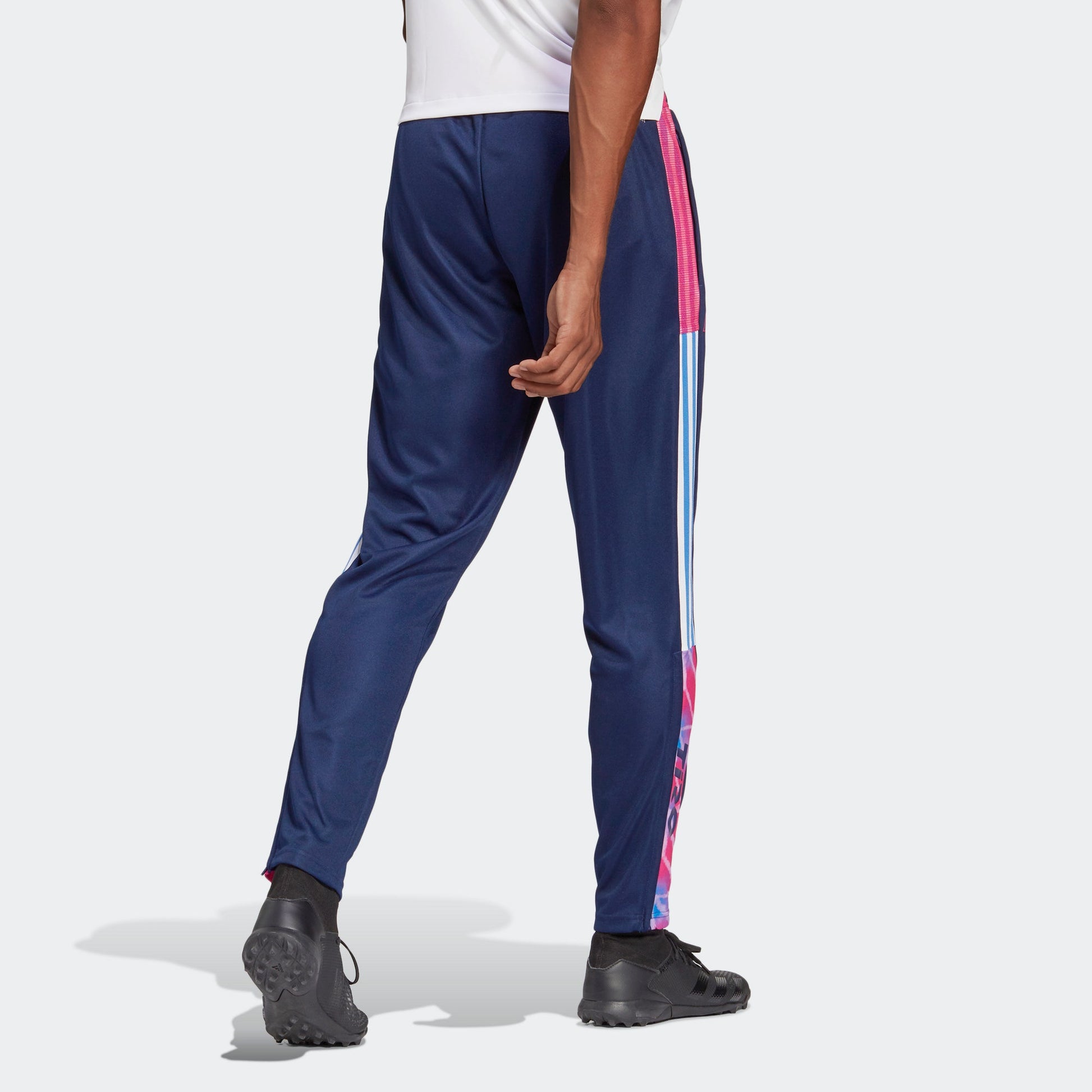adidas x Crossover Hufc Tr Pnt Soccer/Football Colorblock Casual Sports Long Pants Navy Blue GI7452