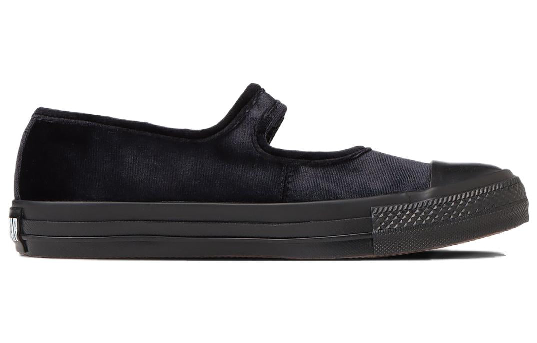 (WMNS) Converse All Star MJ Velvet OX 'Black' 31310390