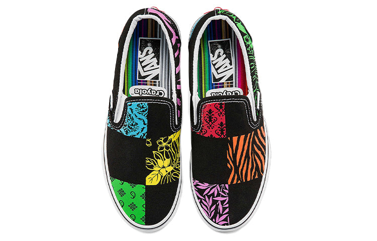 Vans slip-on Classic x CRAYOLA 'Black Multi' VN0A5JMHARZ