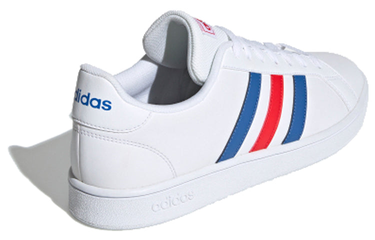 adidas Grand Court Base 'White Blue Active Red' EE7901