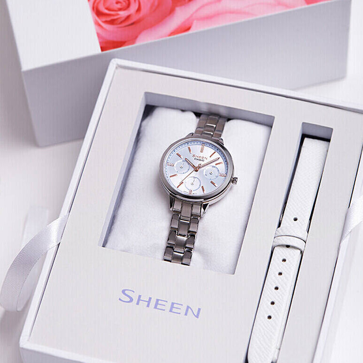CASIO SHEEN Series Quartz Silver Analog SHE-3510D-2A