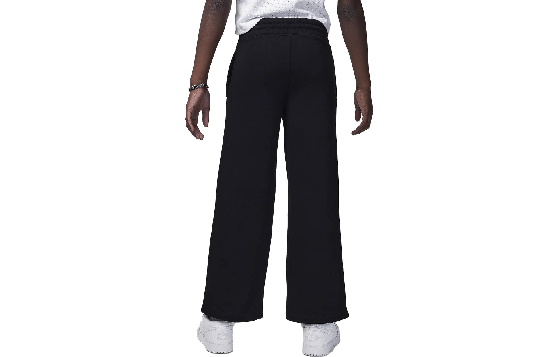 (GS) Air Jordan Icon Play Open Pants 'Black' 45C392-GAY