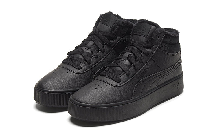 (GS) PUMA Vikky Platform Sneakers Black 375615-02