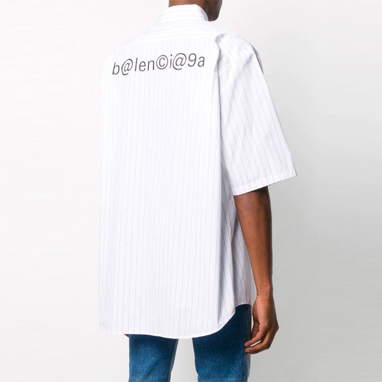 Balenciaga Symbolic Short Sleeve Shirt 'White' 621912TIM359040