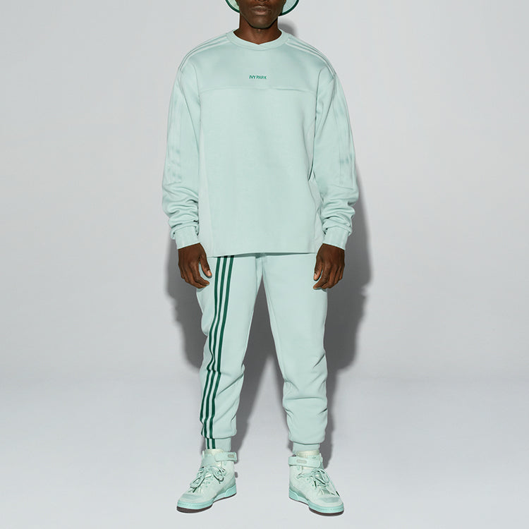 adidas originals x IVY PARK Crossover Alphabet Embroidered Solid Color Sports Couple Style Mint Green H25163