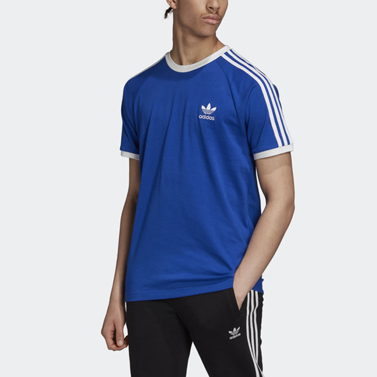 adidas originals Casual Sports Short Sleeve Blue GD9936