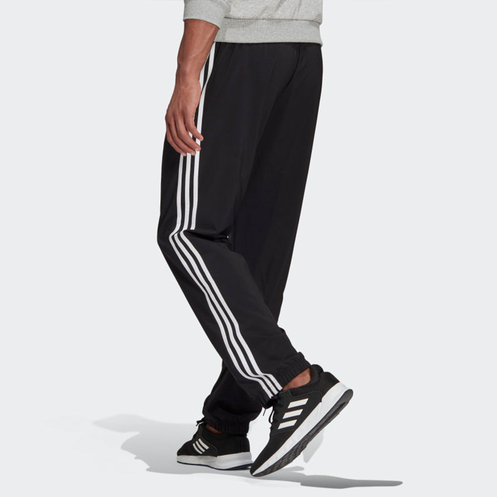 adidas Stripe Loose Straight Training Sports Pants Black GK8982