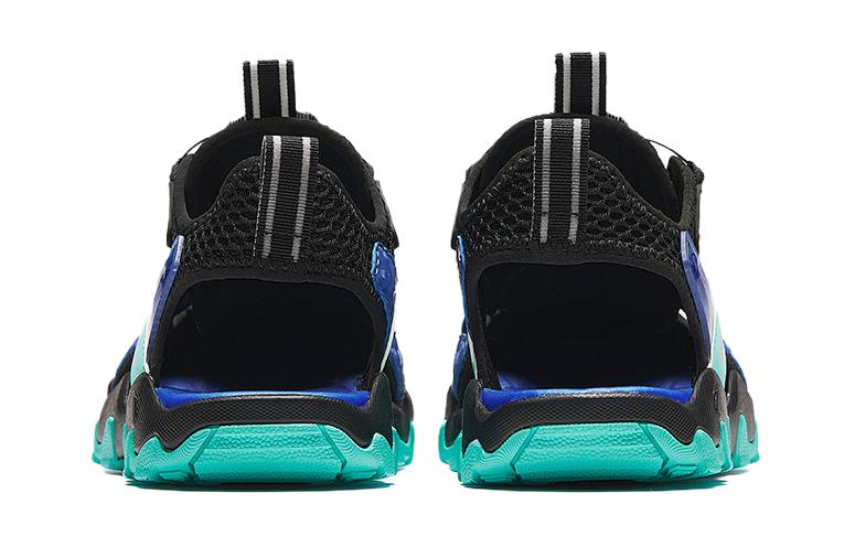 (GS) ANTA Sandals 'Black Teal Blue' A312426909-5