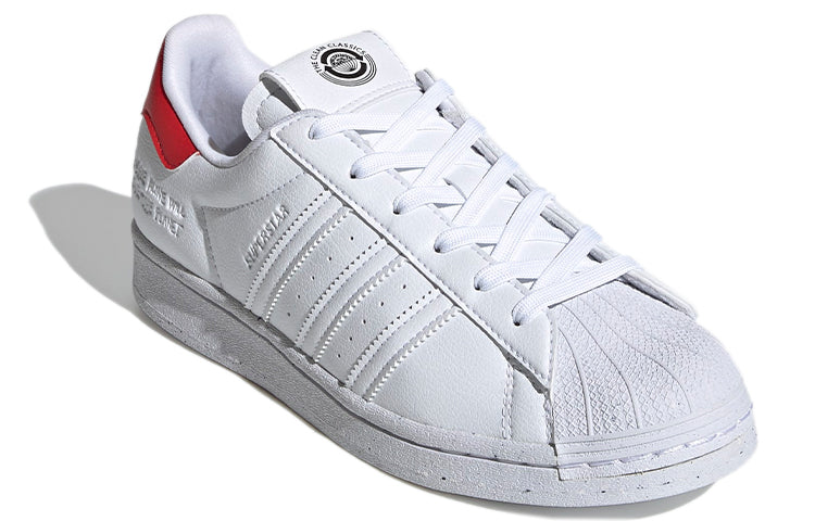 (WMNS) adidas originals Superstar 'White Red' H67922