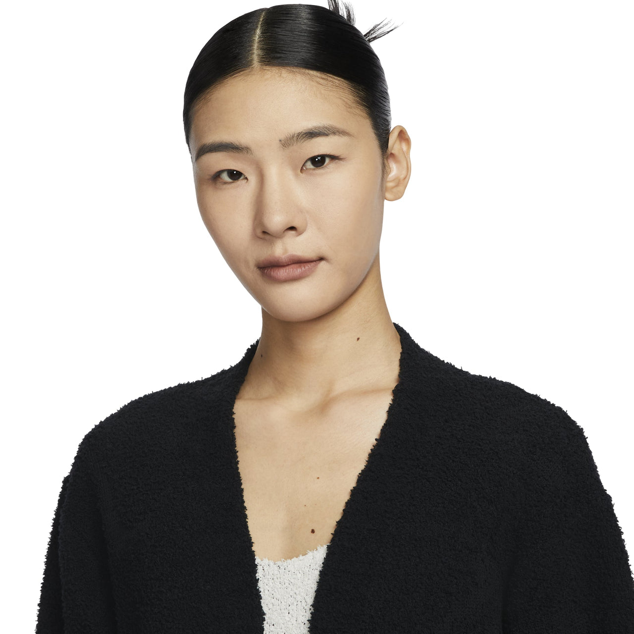 (WMNS) Nike Sportswear Phoenix Cozy Boucl T-Shirt 'Black' FZ1712-010