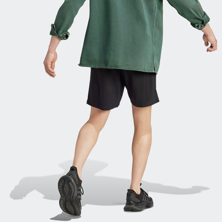 adidas AEROREADY Essentials Single Jersey Linear Logo Shorts 'Black' IC0062