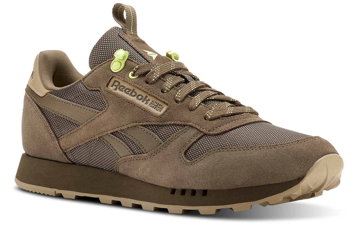 Reebok Classic Leather 'Brown Neon Green' CN3618