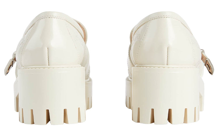 (WMNS) Gucci GG Matelasse Leather Loafers 'White' 718388-AAA4F-9124
