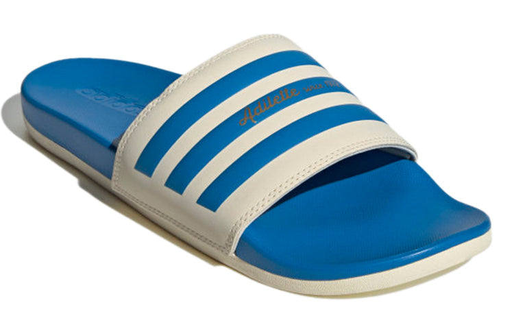 adidas Adilette Comfort Slide 'White Blue Rush' GW8753