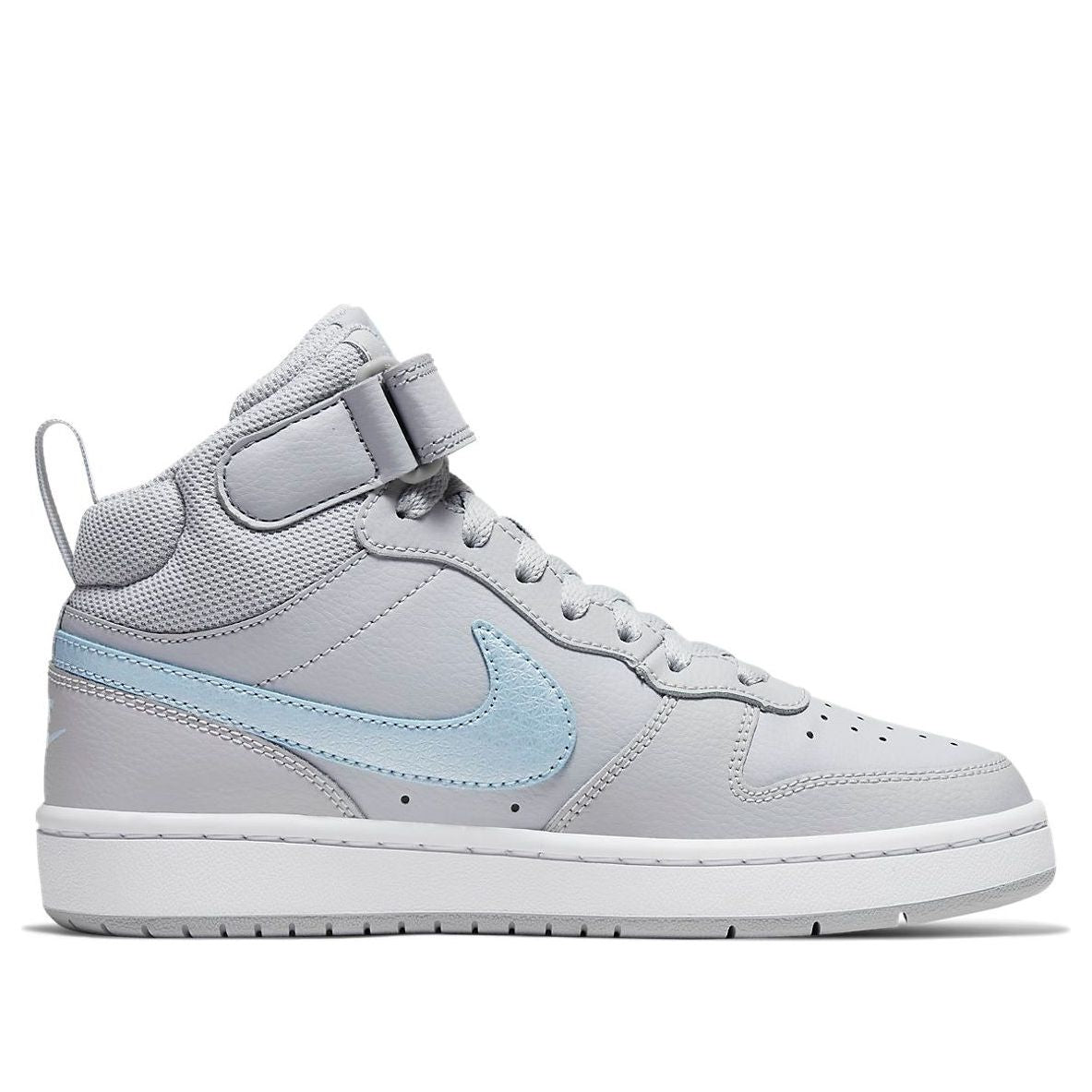 (GS) Nike Court Borough Mid 2 EP 'Grey Celestine Blue' CQ4578-001