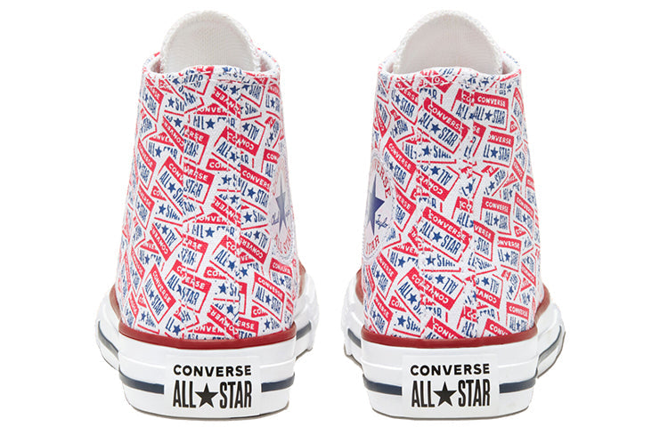 Converse Kids' Chuck Taylor All Star License Plate High Top Blue/Red 667089F