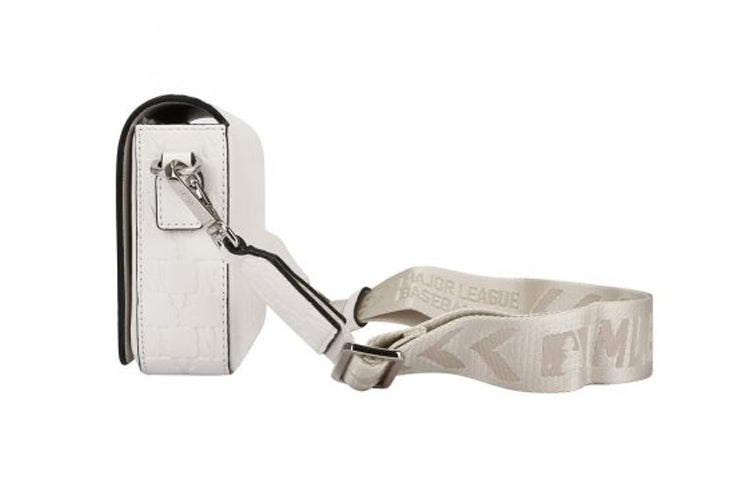 MLB Retro Full Print Monogram Series NY New York Yankees Shoulder Bag 'White Ivory' 32BGPB111-50I