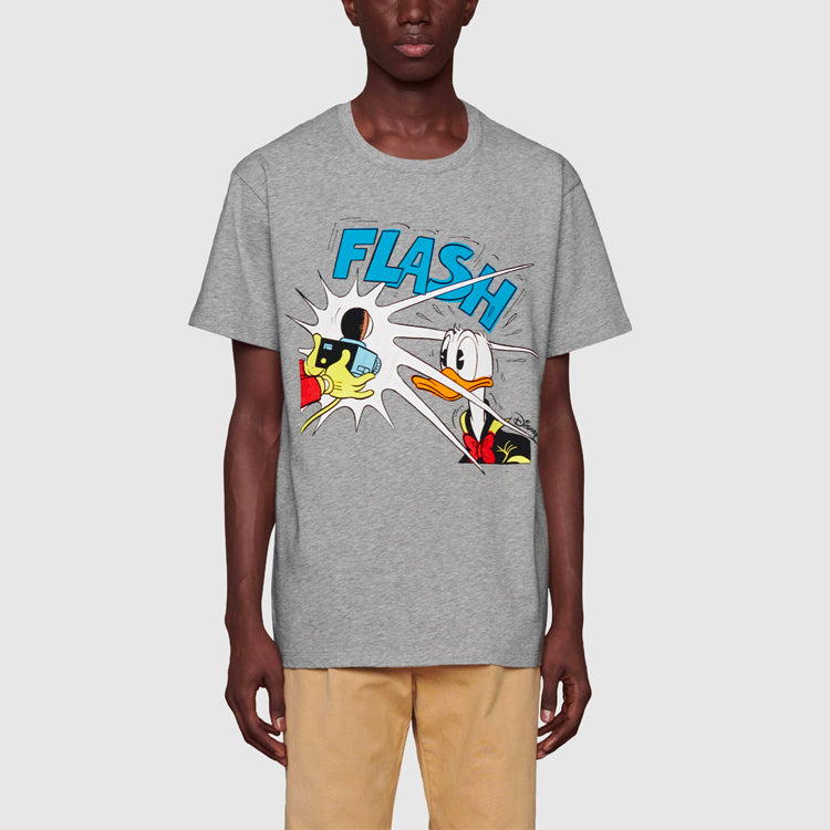 Gucci x Disney SS21 Donald Duck Printed For Men Gray 548334-XJDAE-1230