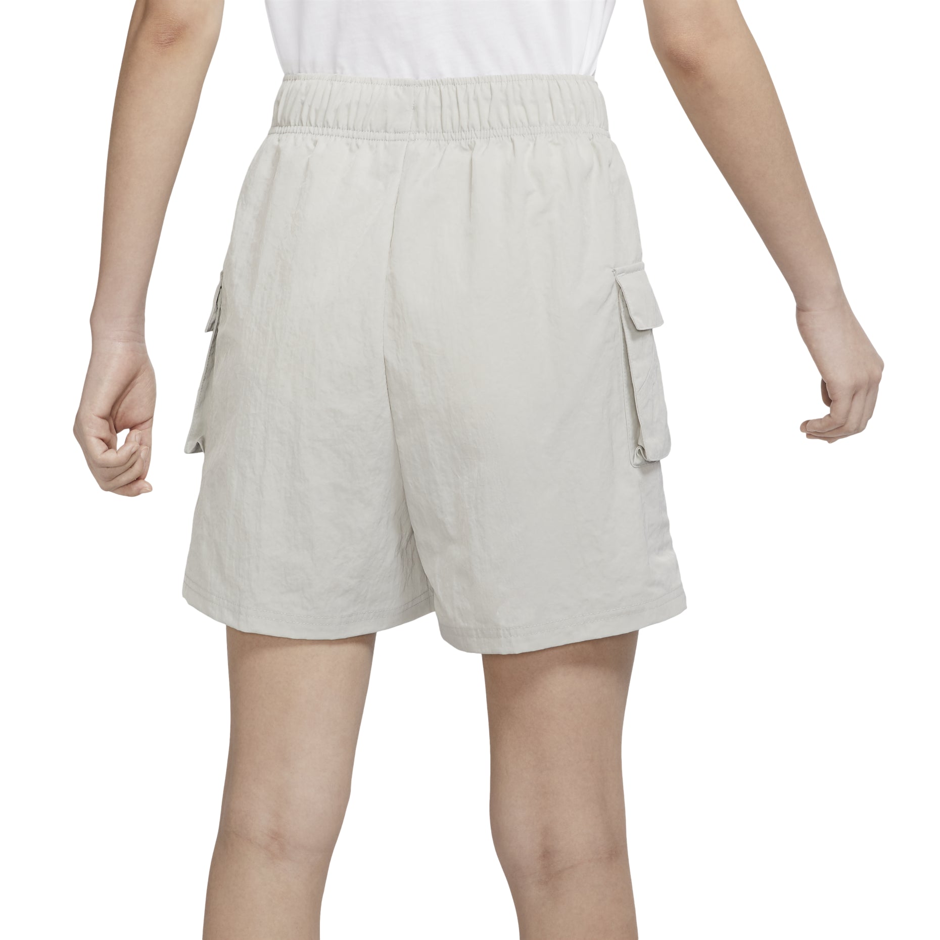 (WMNS) Nike Sportswear Essential Woven High-Rise Shorts 'Grey' DM6248-012