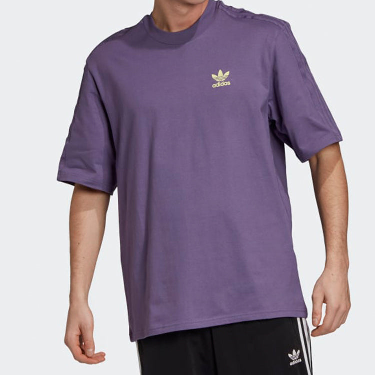 adidas originals Girls Are Awesome Alphabet Printing Sports Short Sleeve Purple GK4879