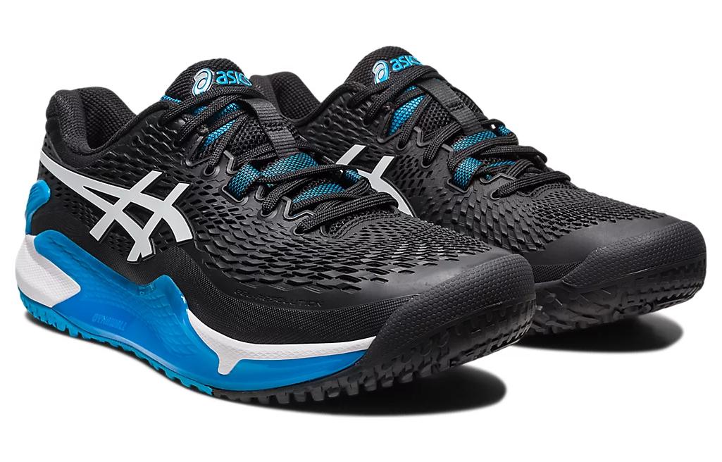 ASICS Gel-Resolution 9 OC Wide 'Black Blue' 1041A378-001