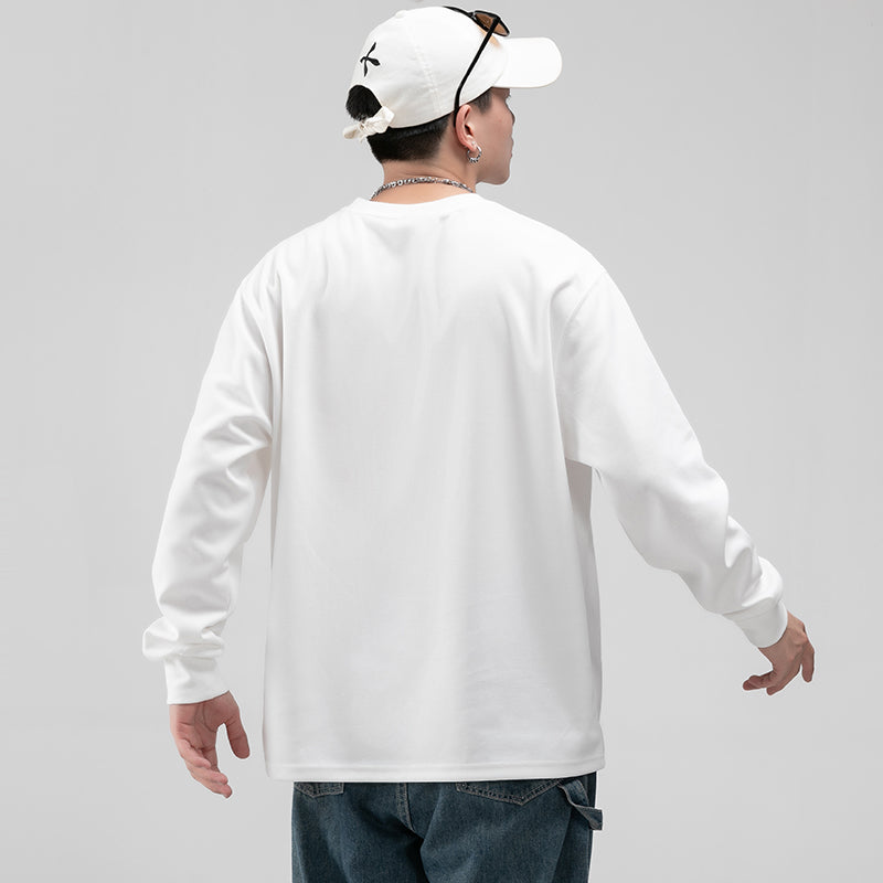 Mizuno Logo Graphic Long Sleeve T-shirt 'White' A2CA2A08