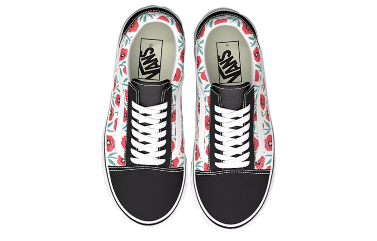 Vans Flowers Old Skool Print White/Black  VN0A7Q2J896