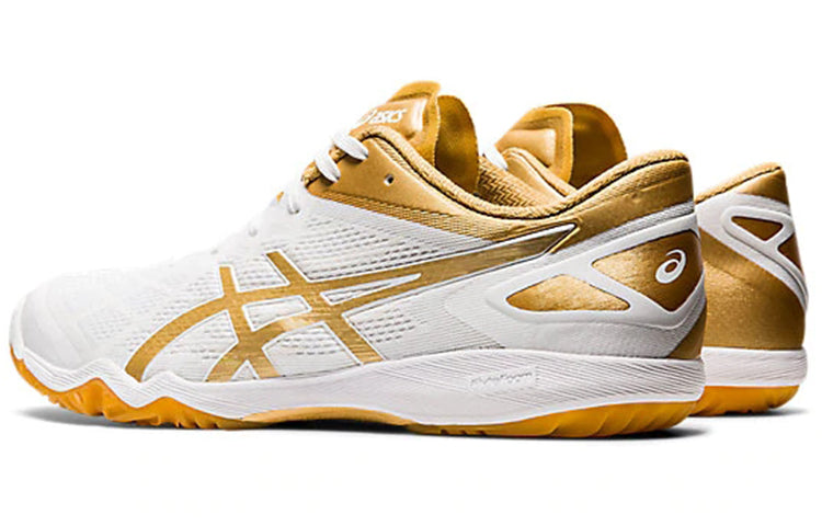 (WMNS) ASICS Attack Dominate FF 2 'White Pure Gold' 1073A010-102
