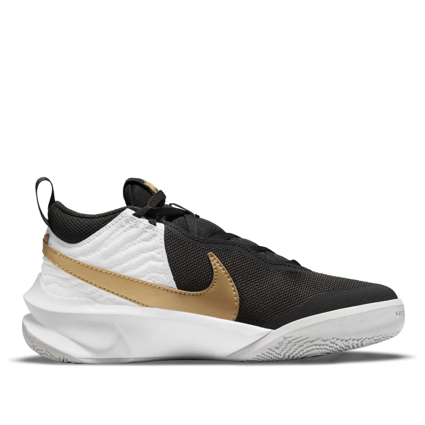 (GS) Nike Team Hustle D10 'Black Metallic Gold' CW6735-002