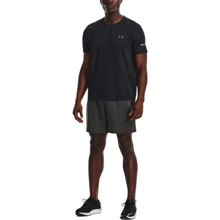 Under Armour Launch Elite 7 inch Shorts 'Black Grey' 1376510-001