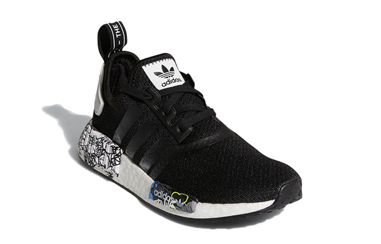 (GS) adidas NMD_R1 J 'Black Graffiti' EH1383