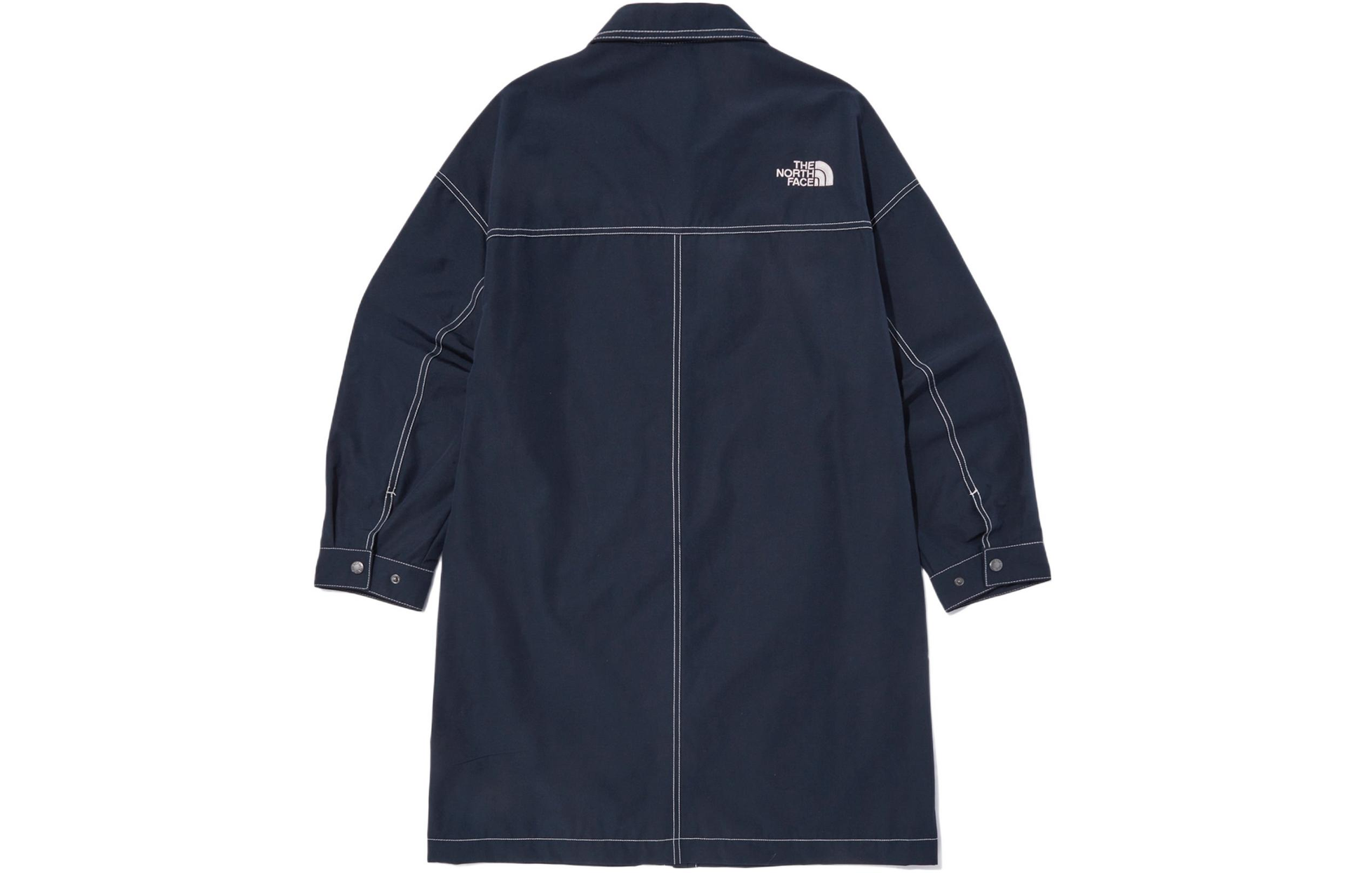 (WMNS) THE NORTH FACE Street Style Plain Long Jacket 'Blue' NJ3BN81J
