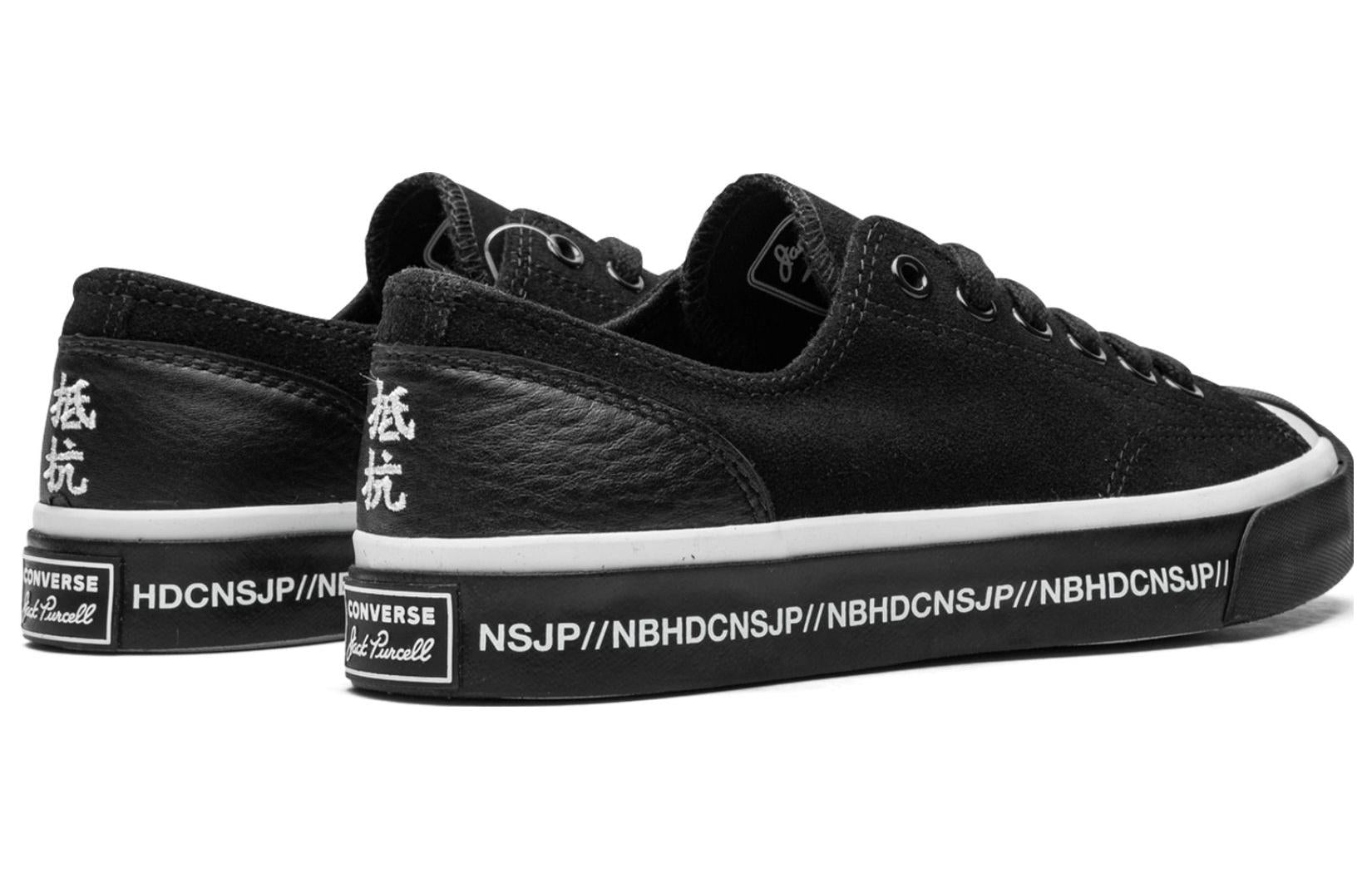 Converse NEIGHBORHOOD x Jack Purcell Low 'Black' 165604C