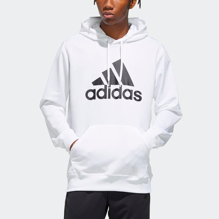 Men's adidas Logo logo Sports White Pullover FM5378