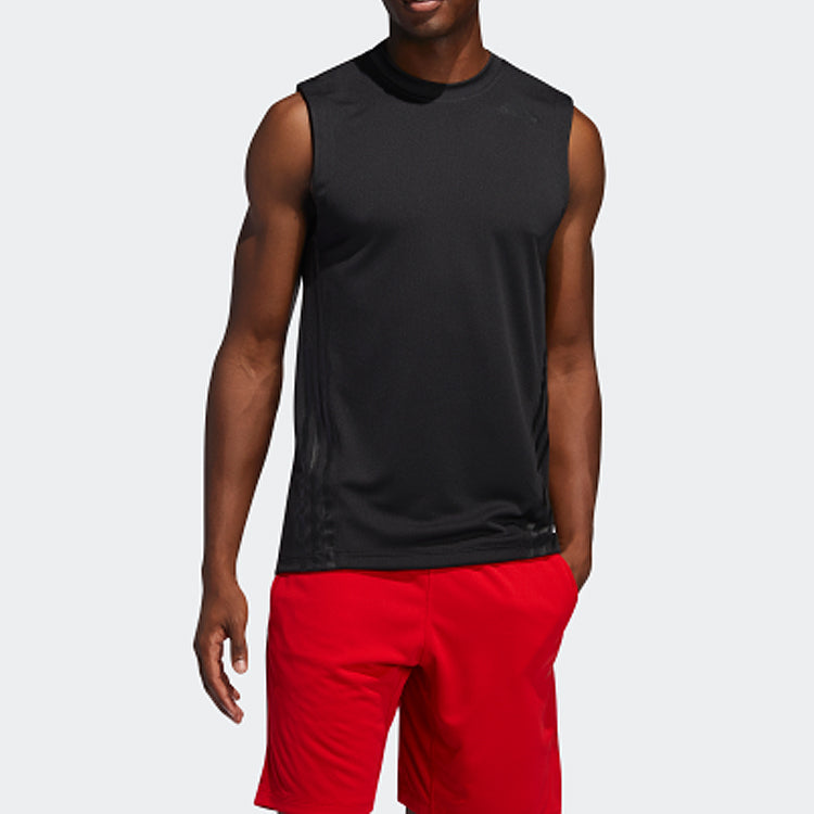 adidas Solid Color Training Sports Vest Black FL4317